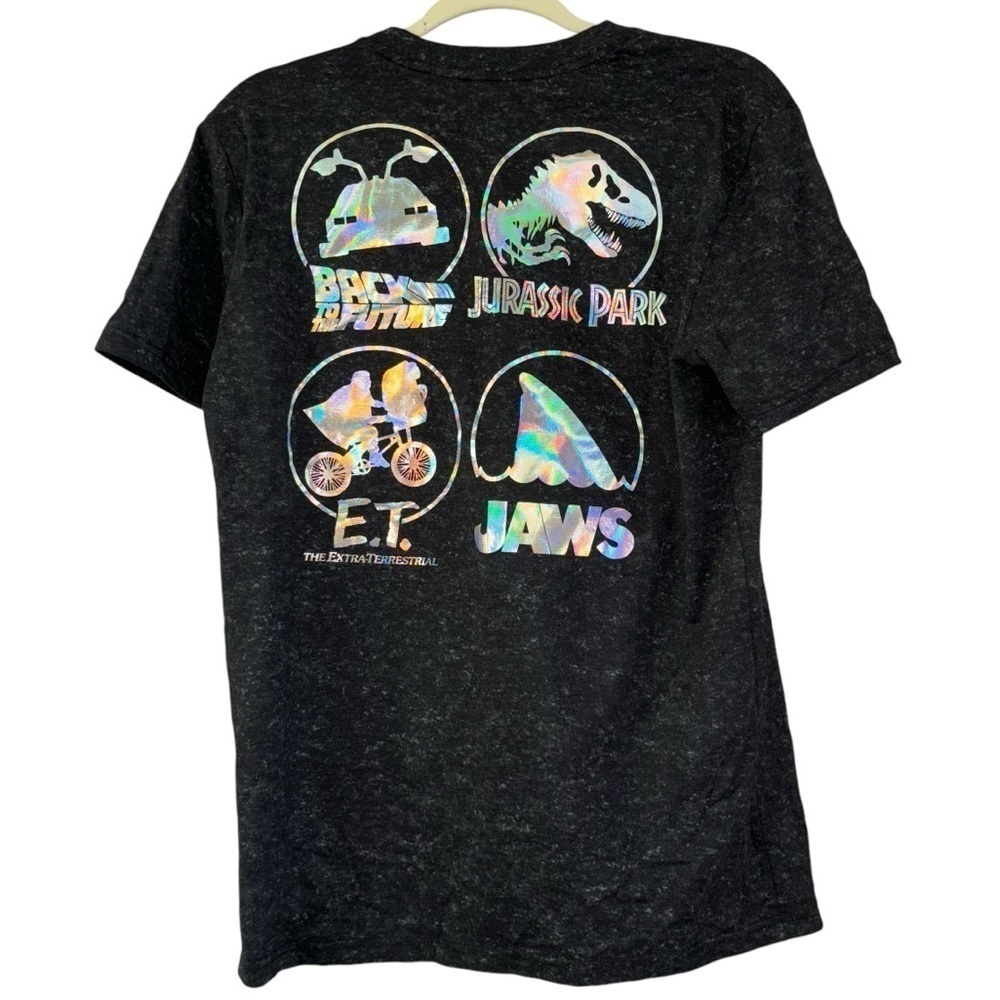 Universal 80’s Movies TShirt Men’s S E.T Jurassic Park Jaws Back To The Future - Picture 3 of 7